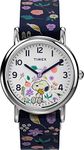 Timex Weekender 31mm White Dial and Blue Floral Strap Quartz Watch TW2V45900