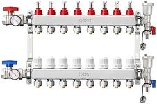 8-Branch PEX Manifold, ABST Stainle