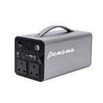 Panana Portable Power Station 333Wh (90,000mAh), 300W Pure Sine Wave Lithium Battery Backup, Solar Generator with AC/DC/USB-C, Emergency Power Supply for Camping Caravan Home Blackout Off-Grid