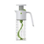 VUCCHINI Salad Dressing Shaker Mixer Bottle 10 oz - Pressing & Pour Salad Dressing Mixer - Pressing Cup for Salad Dressing Juice Container