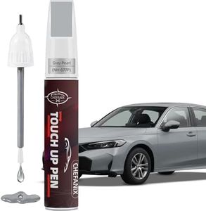 Sonic Gray Pearl (NH-877P) Touch Up Paint Pen Compatible with Honda - Exact Color Match, 2-in-1 Brush & Pen,Automotive Scratch Repair for CRV/CIVIC/Accord/HRV/Pilot/Odyssey