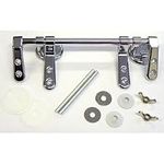 Toilet Seat Bar Hinge Pack Finish: Chrome