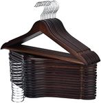 Edergoo Wooden Hangers 30 Pack, Sli