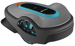 GARDENA 15108-41 SILENO Life - Automatic Robotic Lawn Mower, with Bluetooth app and Boundary Wire, The quietest in its Class, for lawns up to 16,200 Sq Ft, Made in Europe, Grey