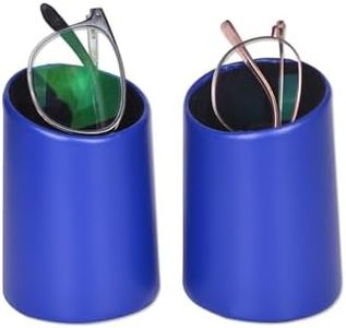 Baitaihem Eyeglasses Holder Stand Protective Glasses Holder For Desks Or Nightstands Pack of 2(Blue)