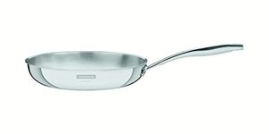 Tramontina Grano Frying Pan Stainless Steel for Induction, Electric, Gas and Ceramic Glass Hobs, Cookware, Kitchen, 20 cm, 1.2 litres, 62155200