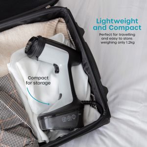 Swan Portable Garment Steamer – Handheld Fabric Steamer, Black