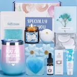 Bath Sets Pamper Gifts for Women, Unique Skin Care Self Care package for Her Relaxation Spa Sets for Women Gifts, Birthday Hamper Wellbeing Get Well Soon Gifts Ideas for Women Best Friend, Mum, Sister