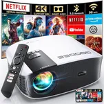 GooDee Smart 4K Projector with 5G W