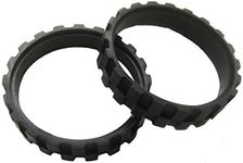 OYSTERBOY 2 Pcs Replacement Tires Rubber Compatible for ALL IROBOT ROOMBA Wheels Series including 500, 600, 700, 800, 900, E5, E6, i7 Durable, Anti-Slip, Great Adhesion and Easy Assembly