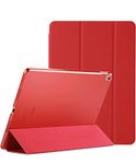 ProCase for iPad Air 3rd 10.5" 2019 / iPad Pro 10.5" 2017 Case, Ultra Slim Lightweight Cover with Translucent Back for iPad 10.5 Inch -Red