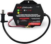 Schumacher Electric Fully Automatic 1.5A Battery Charger and Maintainer, 3-in-1 Solution for 6V/12V Batteries, SC1300, for Motorcycle, Power Sport, Car, and Marine Batteries