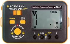 VC60B Digital Insulation Resistance Tester Megohmmeter Ohmmeter Megger Meter 2GΩ Resistance AC 750V Voltage Measure LCD Display