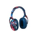 Noise Cancelling Headphones for Kids,NRR 25dB Hearing Ear Protection,Headphone for Autism Kids,Adjustable Sensory Kids Ear Muffs for Concert,Firework,Airplane,Sound Proof/Reduction (Blue-RedPigment)