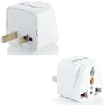 Hi-PLASST US to India Converter Plug India to USA Type-A Universal Travel Plug Adapter 2pin for USA, Canada, Mexico, Brazil, Philippines, Cuba, Thailand, Taiwan, Japan (US/Canada-2pin, Pack of 1)