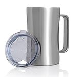 XPAC Stainless Steel Beer Mug with Lid - 20 Ounce Double Walled Vacuum Insulated Beer Mug - Shatterproof and Spill Resistant