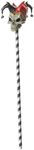 California Costumes Jester Skull Cane, Black