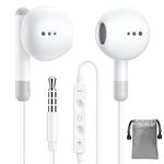 iPhone Earphones 【MFi-Certified】3.5mm Jack Headphones With a Microphone, HiFi stereo sound, volume control,Compatible with Samsung/iPhone/iPad/MP3/Google Pixel, and other 3.5mm audio devices.