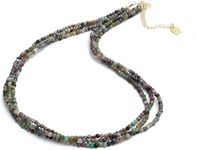 Gempires Multi Strand Beaded Neckla