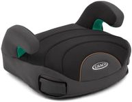 Graco Eversure Lite R129 Backless Booster Car Seat, Lightweight at only 2.1kg, Suitable from approx. 7 to 12 years (135-150cm), Ebony fashion