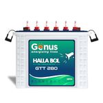 Genus Hallabol GTT280 Tall Tubular 240 Ah Inverter Battery with 60 Months Warranty for Home Office & Shops