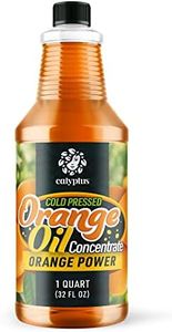 Calyptus Orange Oil Concentrate | Dilutes to 16 Gallons | 85% D-Limonene | Concentrated Cold Pressed Orange Oil | Citrus Power | USA Made | 1 Quart