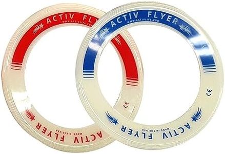 Activ Life Volantino Attivo Anelli Frisbee Che Si Illuminano al Buio - Divertimento all'Aria Aperta per Bambini, Ragazzi o Ragazze di Tutte Le età! 2 pacchi