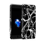 GMYLE iPhone 7 Case, Hard Case Cover Glossy for Apple iPhone 7 - [Black Marble] Ultra Slim Hard Back Cover Case