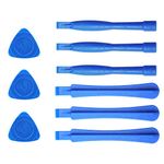 9Pcs Laptop Opening Tools Kit Nylon Pry Spudger and Triangle Guitar Picks for Cell Phone Screen Removal Cover Opener