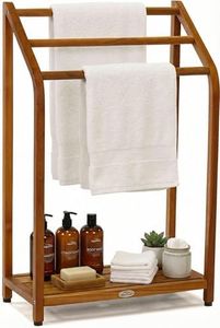 The Original Sula Versatile Teak Towel Rack