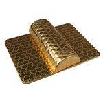 Store2508 Soft PU Leather Nail Art Hand Rest Cushion Pillow Pad Nail Salon Manicure Arm Wrist Rest Sponge Holder Mat (Gold)
