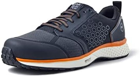 Timberland Men's Reaxion Nt Fp Esd S3 Fire and safety shoe, Black Orange, 9 UK