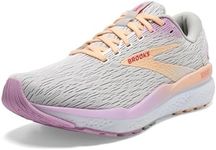 Brooks Women s Ghost 16 Neutral Running Shoe, White/Grey/Orchid, 11 US