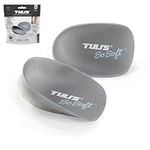 Tuli's So Soft Heavy Duty Gel Heel Cups Provide Relief for Plantar Fasciitis, Heel Pain, and Shock Absorption, Regular