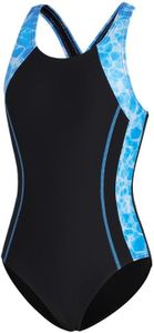 beautyin Girls Swimwear Wider Straps One Piece Athletic Swimming Suit