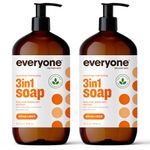 Everyone 3-In-1 Soap, Citrus plus Mint, 32 oz, 2 Count