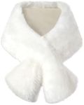 BABEYOND Womens Faux Fur Collar Sha