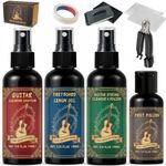 9pcs Guitar Cleaning Kit with Fret Polish, Guitar Cleaner Prevents Wear, Fading, and Cracking, While Keeping Your Instrument in Its Best Appearance and Sound Quality at All Times