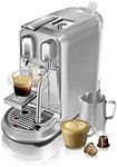 Nespresso Creatista Plus Automatic Pod coffee machine with milk frother wand for Espresso, Cappuccino & Flat White by Sage in Brushed Stainless Steel