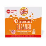 Lemi Shine Garbage Disposal Cleaner and Deodorizer, Natural Fresh Lemon Scent - 8 Count 2 Pk Bundle - 16 uses Total