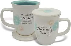 Abbey & CA Gift Amazing Daughter Floral Mug & Coaster Set