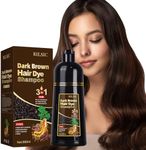 RILSIC Dark Brown Hair Dye Shampoo 