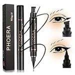 Junhe PHOERA Eyeliner Stamp,Winged Eyeliner Stamp,Wing Cat Eye Stamp, Long Lasting Liquid Eye Liner, Waterproof Smudgeproof Makeup,Black Eyeliner Pen Winged Eyeliner Pencil (Wing Eyeliner Stamp)