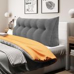 WOWMAX Wedge Pillow Headboard Queen