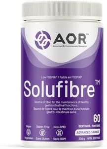 AOR - SoluFibre Powder, 300g 60-Servings - Partially Hydrolyzed Guar Gum Sunfiber for Digestive Comfort & Regularity - Vegan, Non-GMO & Gluten-Free - Gentle Prebiotic Fiber Supplement - Soluble Fiber