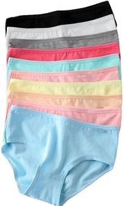 Women's Candy (Pop) Color Brief/ 100% Super Soft Cotton Hipster Ladies Plain Bright Panty/Innerwear Inner Elastic Underwear Combo(Pack of 1,2,3,4,5,6) (Colour May Very) (in, Alpha, M, Pack - 6)