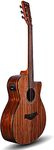 Kadence Guitar Acoustica Series A05, Electric Acoustic Guitar, Zebra Wood with Pickup, Inbuilt tuner and Bag (Zebra Wood, Electro Acoustic)