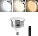 YISITONG 85W 220V 3200K-5500K Bi-Color Dimmable LED Energy Saving Light Bulb in E27 Socket for Photo and Video Studio Lighting