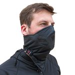 Grace Folly Half Face Mask for Cold Winter Weather. Use This Half Balaclava for Snowboarding, Ski, Motorcycle. (Many Colors) (Black)