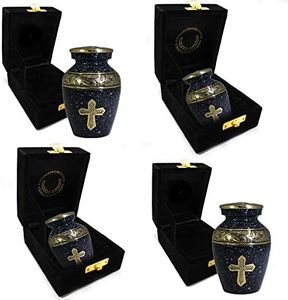Black Small Cremation Urns for Adult Ashes Urns for Ashes Cremation Keepsakes for Ashes Cremation Urns Small Cremation Urns for Adult Ashes Small Keepsake 100% Brass